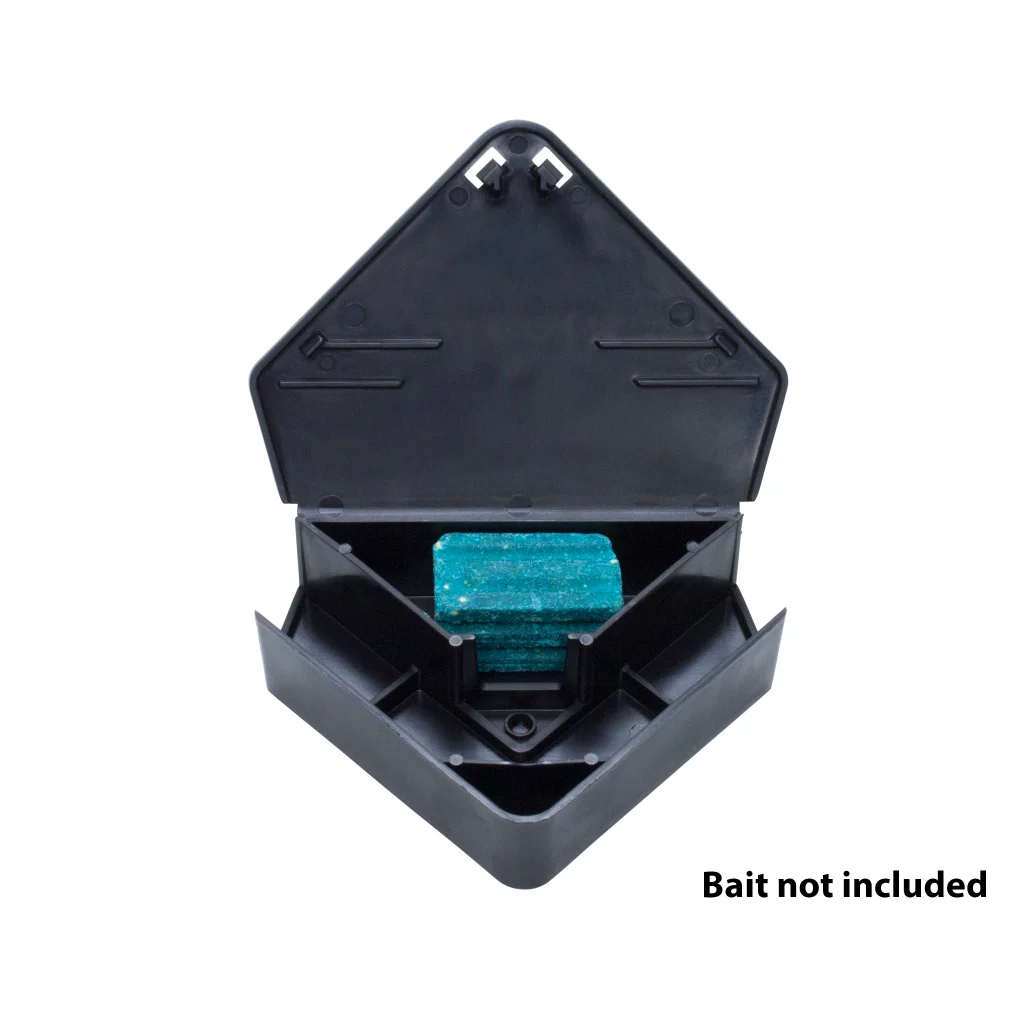 Tamper resistant rodent bait stations
